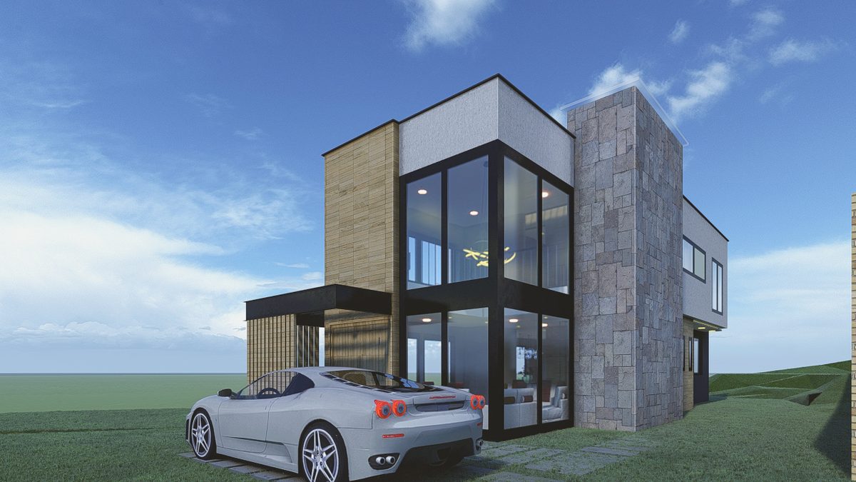 Diseño Vivienda Desde Cero — fachada lateral
